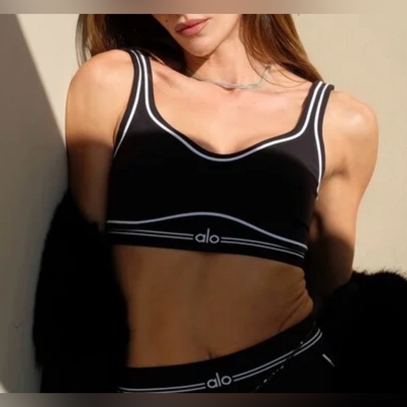 ALO Airbrush Heart Throb Bra XL - Picture 2 of 8